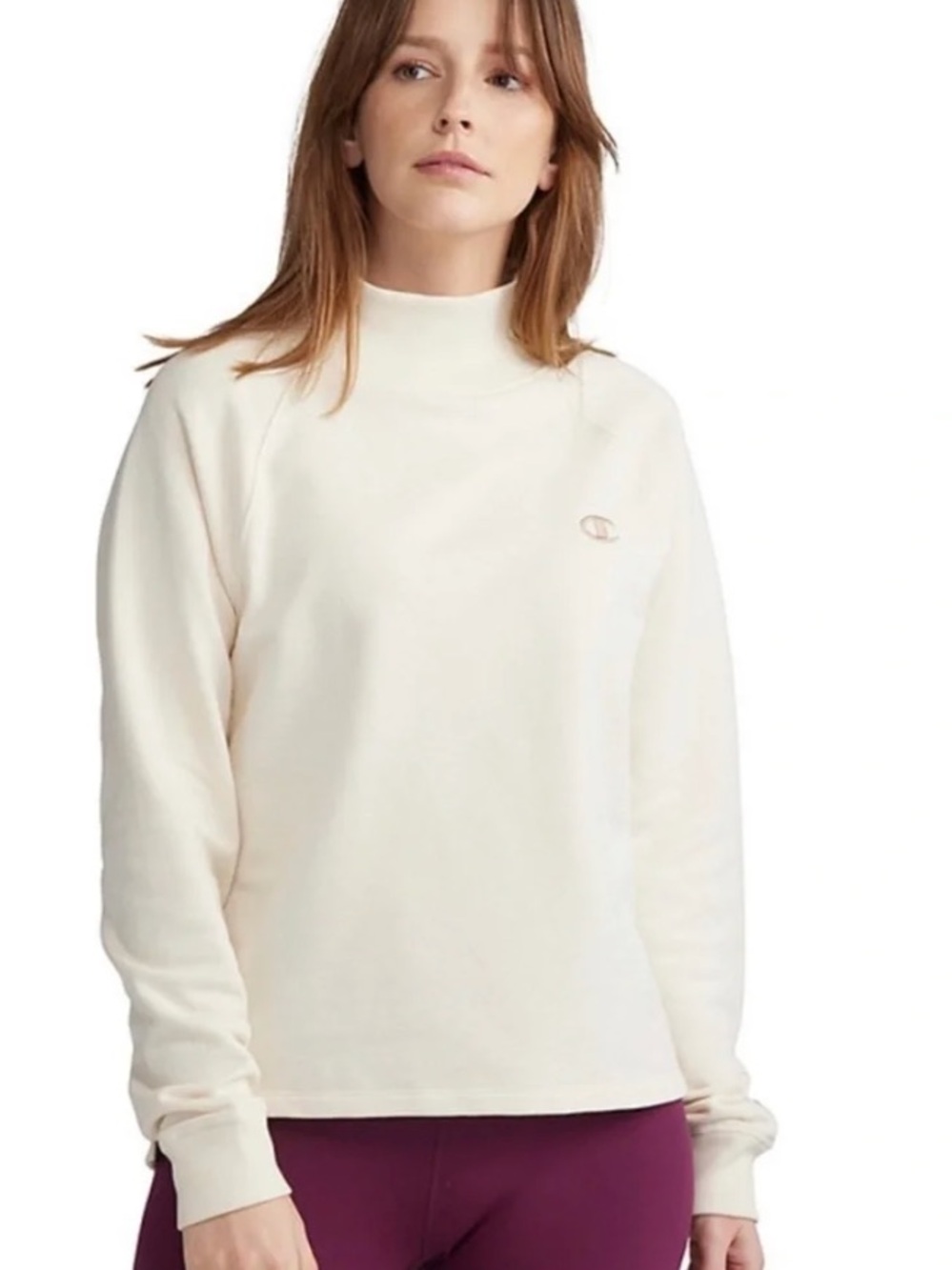 Champion Powerblend Mock Neck Crewneck